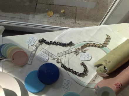 Schreibmaschinen Armband über milchmädchen