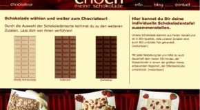 Schokolade zum selbst zusammenstellen