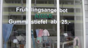 Ein Schaufenster sagt alles
