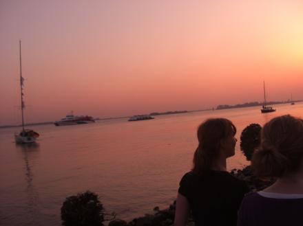Osterfeuer in Blankenese