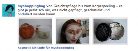 facebook Seite myshoppingbag