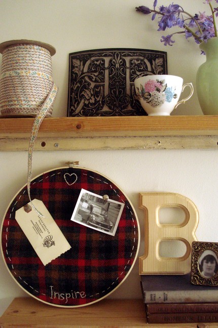 Bestickte Inspirationsquelle