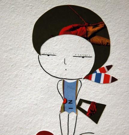 Indian Paper Collage