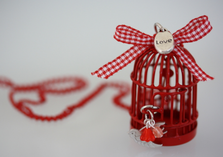 Mittellange Kette mit Anhänger von Ninuschka auf DaWanda