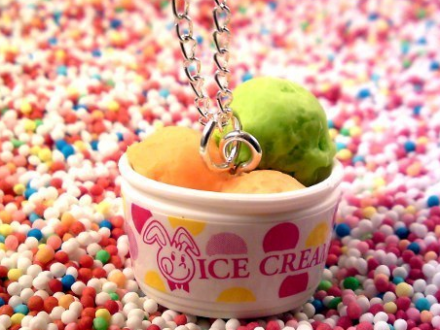 Kette mit Eisbecher