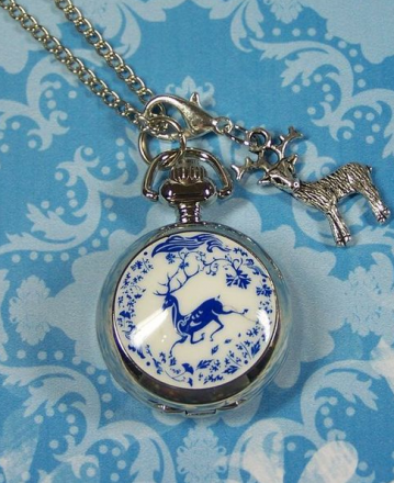 Kette mit Hirsch im Vintage Look Kette mit Hirsch im Vintage Look