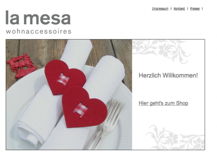 la Mesa Onlineshop