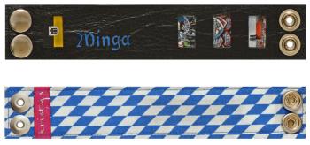 Lederarmband von Kristy’s über trentinicouture.de