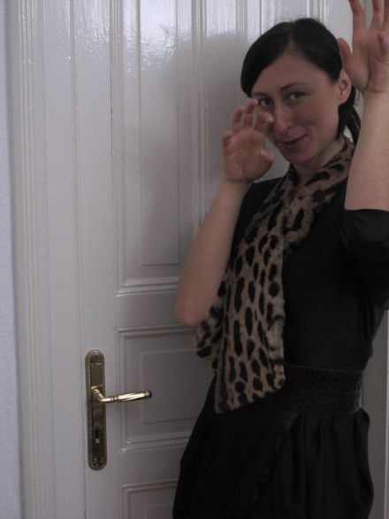 Vintage Leopardenschal