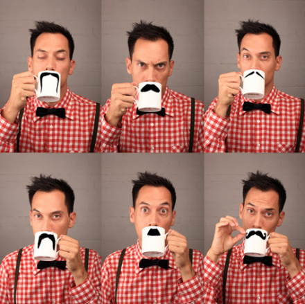 Moustache Becher von PETER IBRUEGGER