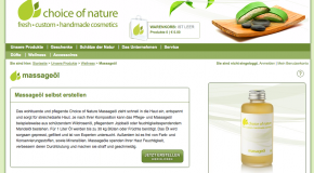Produkttest: Individuelle Naturkometik von Choice of Nature