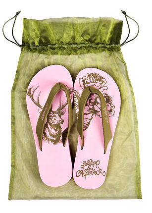 Oktoberfest Accessoire Flip Flops mit Hirsch Oktoberfest Accessoire Flip Flops mit Hirsch