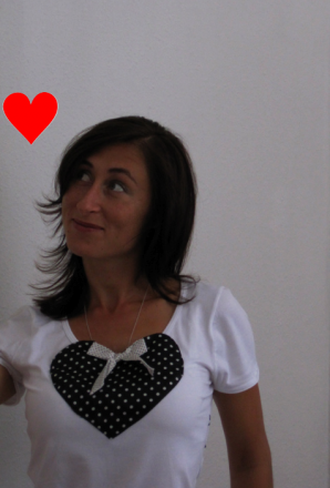 Shirt mit Herz von Zara