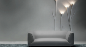 Stuck und Lampe in einem