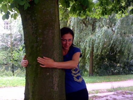 Treehugger im Greenality Shirt