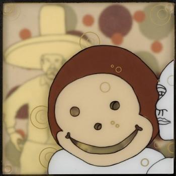 Trouble Monkey Print Lucia Johnson